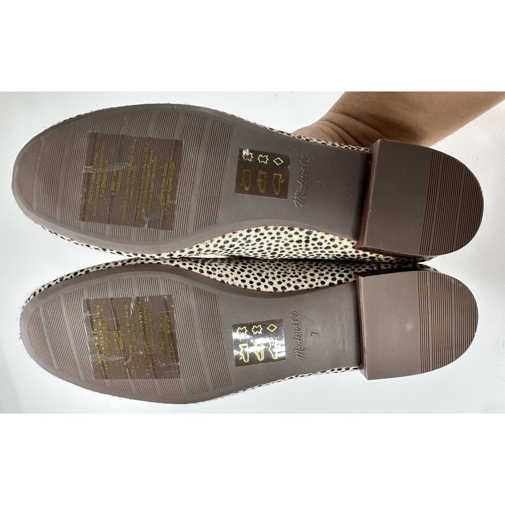 Madewell The Adelle Womens Ballet Flat in Spot Dot Calf Hair Size‎ 7 - Picture 9 of 10